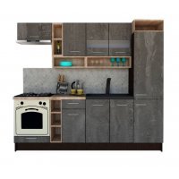 Bucatarie COSSY NEW 250 A1 Wenge / Decor K352